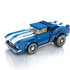 SEMBO City Speed Champions Famous Vehicle Model Assemblage Building Blocks Super Racer Racing Cars Bricks Kids Toys for Children