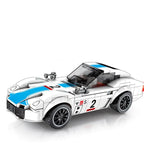 SEMBO City Speed Champions Famous Vehicle Model Assemblage Building Blocks Super Racer Racing Cars Bricks Kids Toys for Children