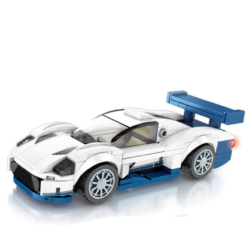 SEMBO City Speed Champions Famous Vehicle Model Assemblage Building Blocks Super Racer Racing Cars Bricks Kids Toys for Children