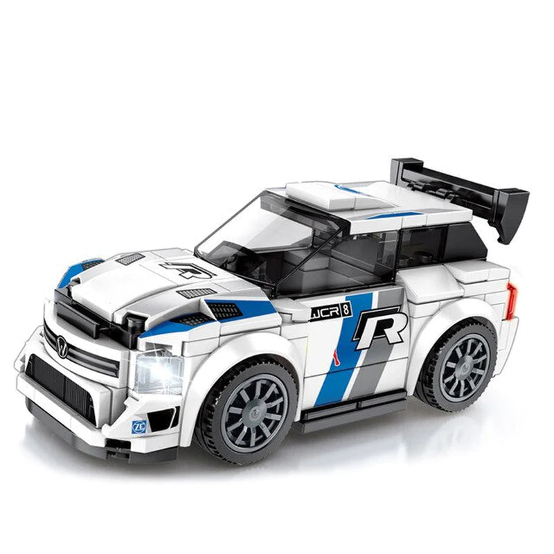 SEMBO City Speed Champions Famous Vehicle Model Assemblage Building Blocks Super Racer Racing Cars Bricks Kids Toys for Children