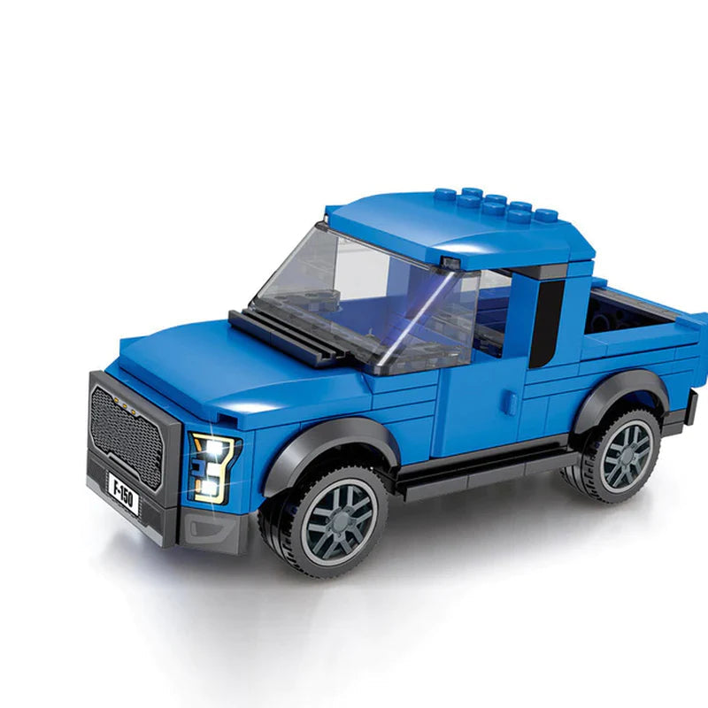 SEMBO City Speed Champions Famous Vehicle Model Assemblage Building Blocks Super Racer Racing Cars Bricks Kids Toys for Children