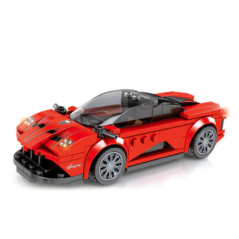 SEMBO City Speed Champions Famous Vehicle Model Assemblage Building Blocks Super Racer Racing Cars Bricks Kids Toys for Children