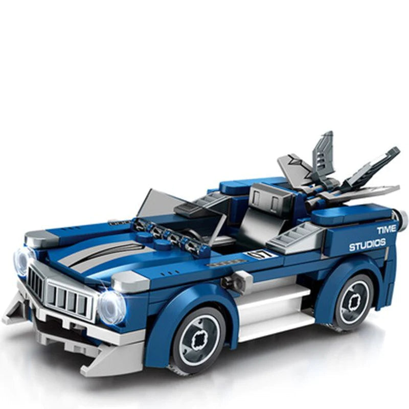 SEMBO City Speed Champions Famous Vehicle Model Assemblage Building Blocks Super Racer Racing Cars Bricks Kids Toys for Children