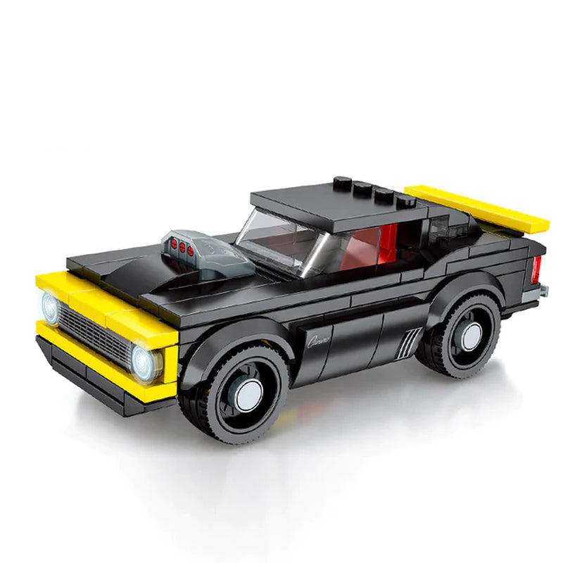 SEMBO City Speed Champions Famous Vehicle Model Assemblage Building Blocks Super Racer Racing Cars Bricks Kids Toys for Children