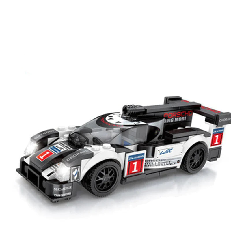 SEMBO City Speed Champions Famous Vehicle Model Assemblage Building Blocks Super Racer Racing Cars Bricks Kids Toys for Children