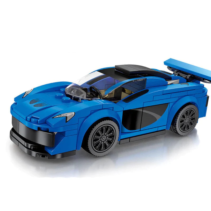 SEMBO City Speed Champions Famous Vehicle Model Assemblage Building Blocks Super Racer Racing Cars Bricks Kids Toys for Children
