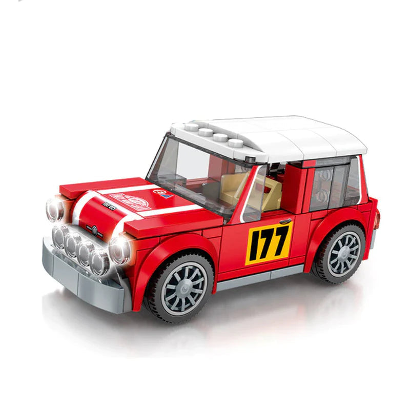 SEMBO City Speed Champions Famous Vehicle Model Assemblage Building Blocks Super Racer Racing Cars Bricks Kids Toys for Children